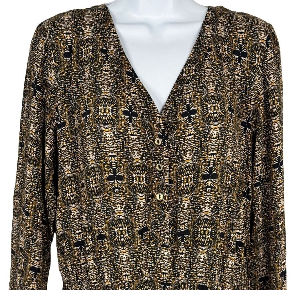 Sam & Lavi NEW Bahari Deco Tribe Printed Jumpsuit Rayon USA Printed Size XS - Picture 3 of 12